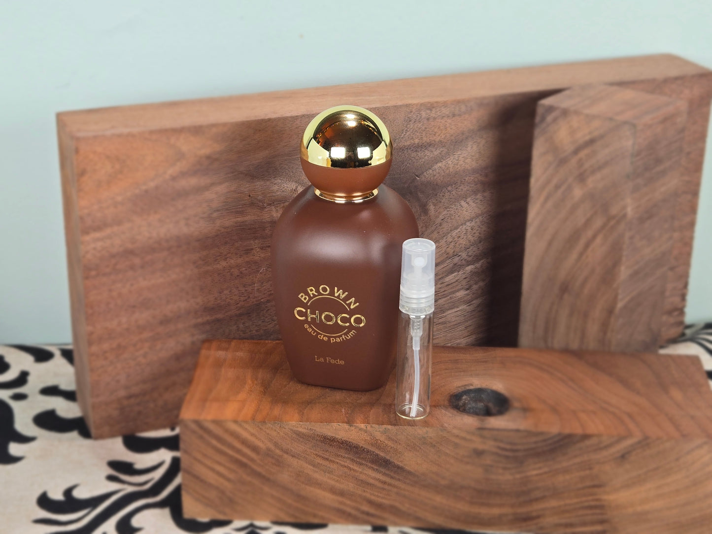 Khadlaj La Fede Brown Choco - Perfume Sample 5ml/2ml - Travel Size - Middle Eastern Fragrance