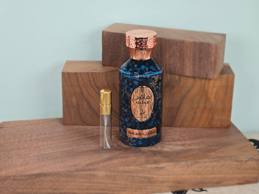 Khadlaj Nafais Magrib - Échantillon de Parfum 5ml/2ml - Format de Voyage - Parfum du Moyen-Orient