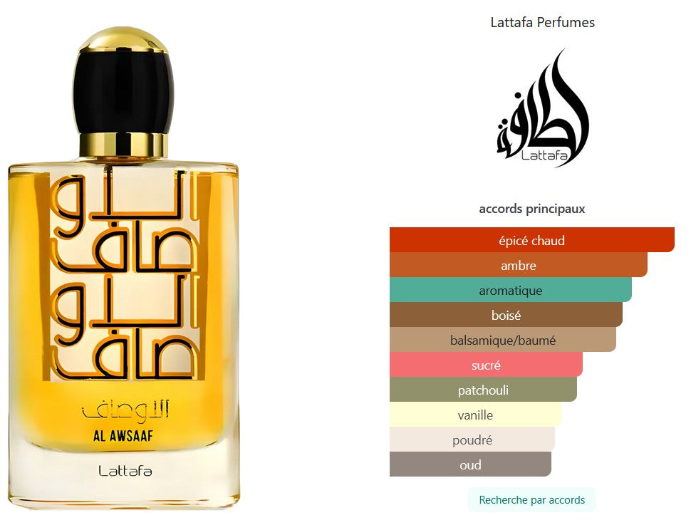 Lattafa Al Awsaaf - Échantillon de Parfum 5ml/2ml - Format de Voyage - Parfum du Moyen-Orient