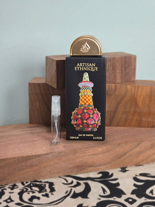 Lattafa Artisan Ethnique - Échantillon de Parfum 5ml/2ml - Format de Voyage - Parfum du Moyen-Orient
