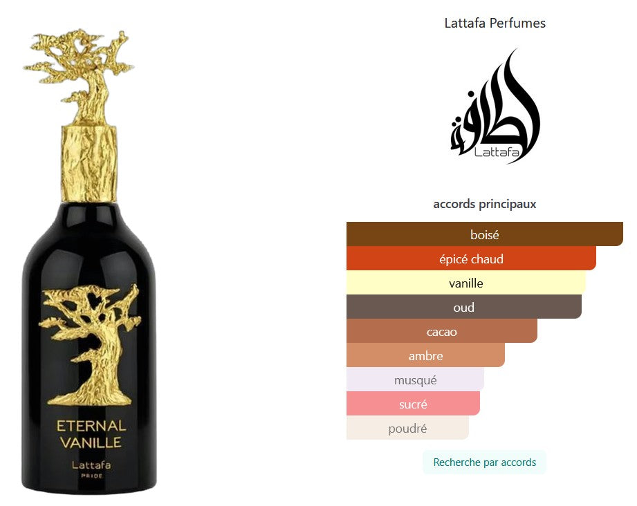 Lattafa Eternal Vanille - Perfume Sample 5ml/2ml - Travel Size - Middle Eastern Perfume