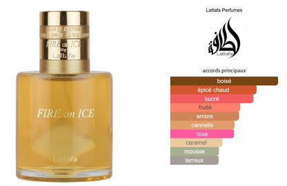 Lattafa Fire On Ice - Perfume Sample 5ml/2ml - Travel Size - Middle Eastern Fragrance