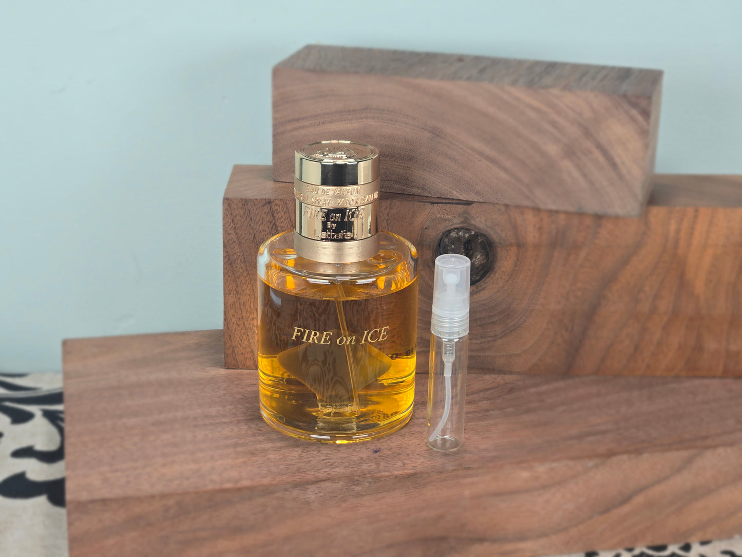 Lattafa Fire On Ice - Perfume Sample 5ml/2ml - Travel Size - Middle Eastern Fragrance