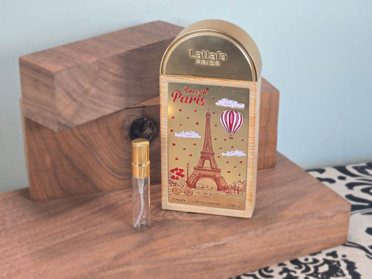 Échantillon reconditionné Little Big Perfume - Lattafa Love in Paris