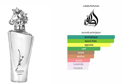 Lattafa Maahir Legacy - Échantillon de Parfum 5ml/2ml - Format de Voyage - Parfum du Moyen-Orient