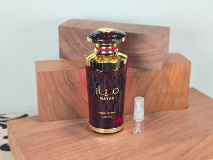 Lattafa Mayar Cherry Intense - Perfume Sample 5ml/2ml - Travel Size - Middle Eastern Fragrance
