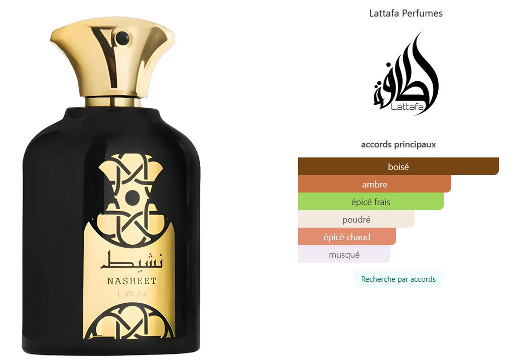 Lattafa Nasheet - 5ml/2ml Fragrance Sample - Travel Size - Middle Eastern Perfume