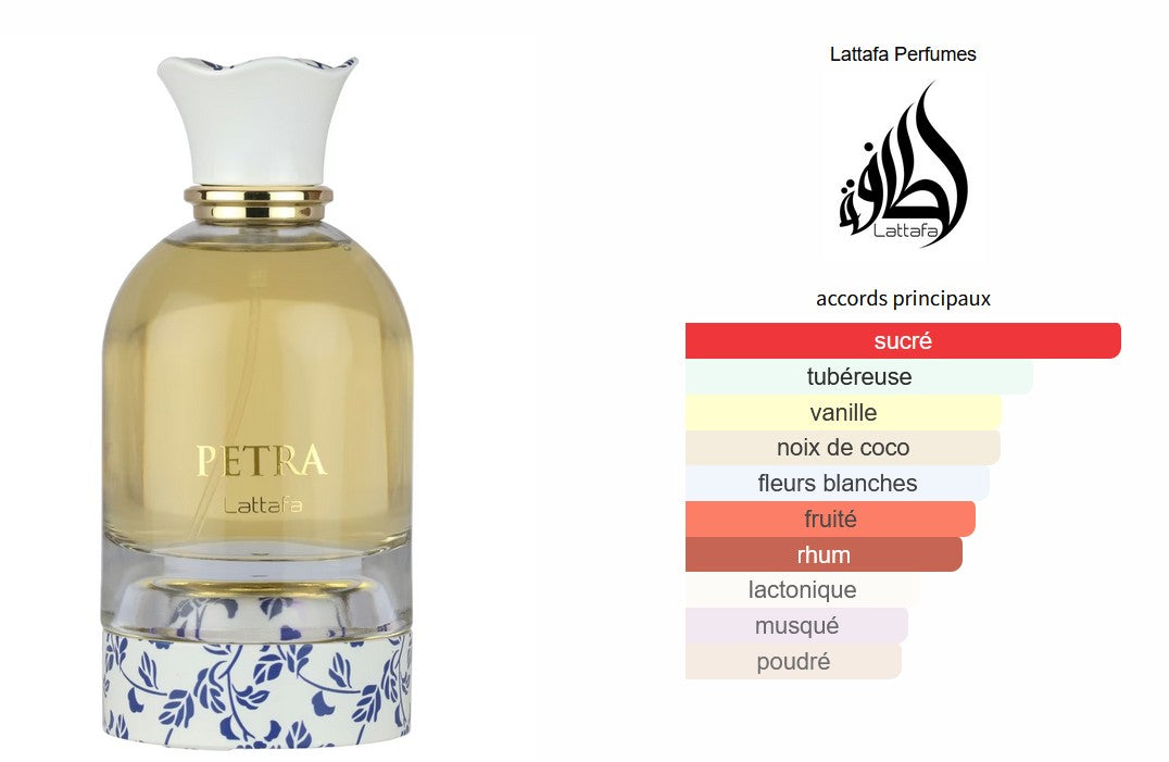 Lattafa Petra - Échantillon de Parfum 5ml/2ml - Format de Voyage - Parfum du Moyen-Orient