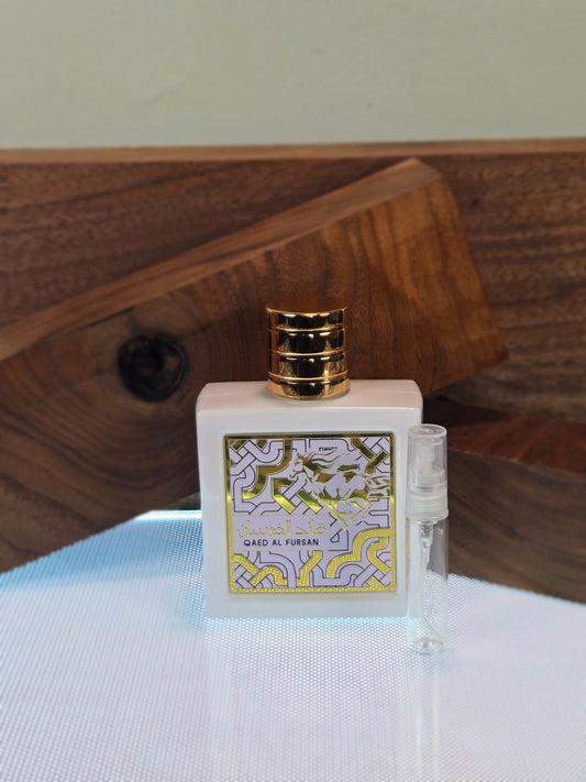 Lattafa Qaed Al Fursan Unlimited - Échantillon de Parfum 5ml/2ml - Format de Voyage - Parfum du Moyen-Orient