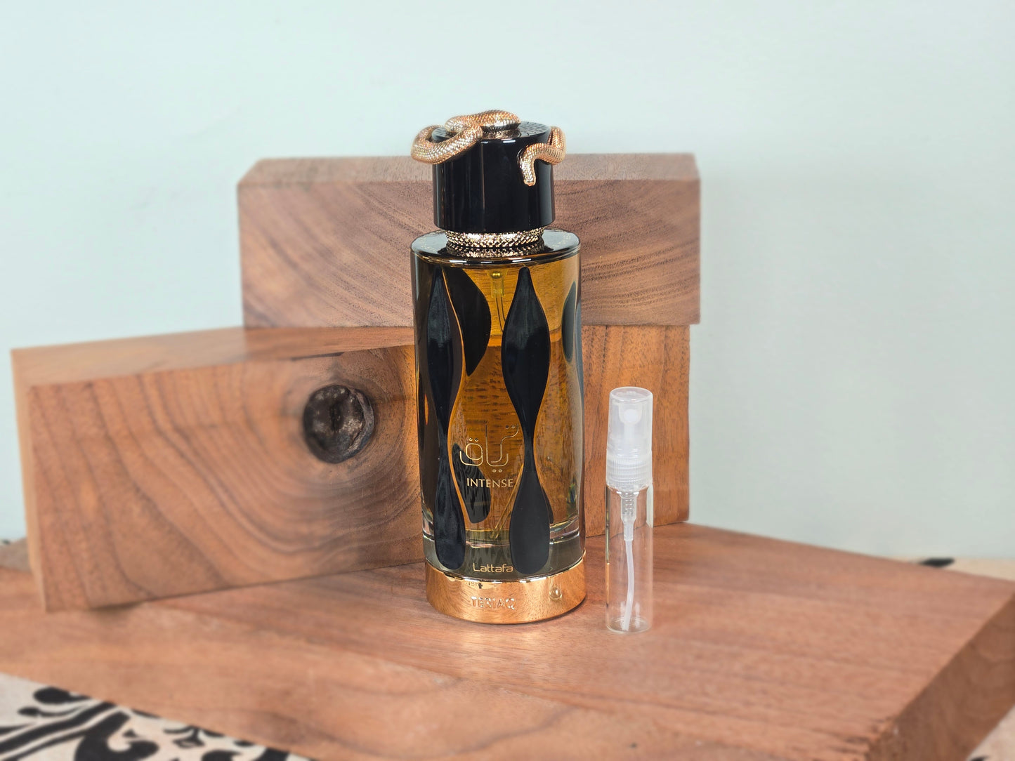 Lattafa Teriaq Intense - Perfume Sample 5ml/2ml - Travel Size - Middle Eastern Fragrance