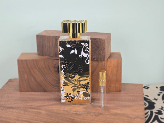 Lattafa Yaqeen Asdaaf - Échantillon de Parfum 5ml/2ml - Format de Voyage - Parfum du Moyen-Orient