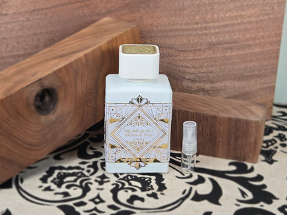Lattafa Bade'e Al Oud Honor & Glory - Échantillon de Parfum Arabe 5ml/2ml - Format de Voyage