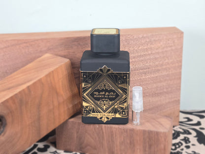 Lattafa Bade'e Al Oud for Glory - Échantillon de Parfum Arabe 5ml/2ml - Format de Voyage