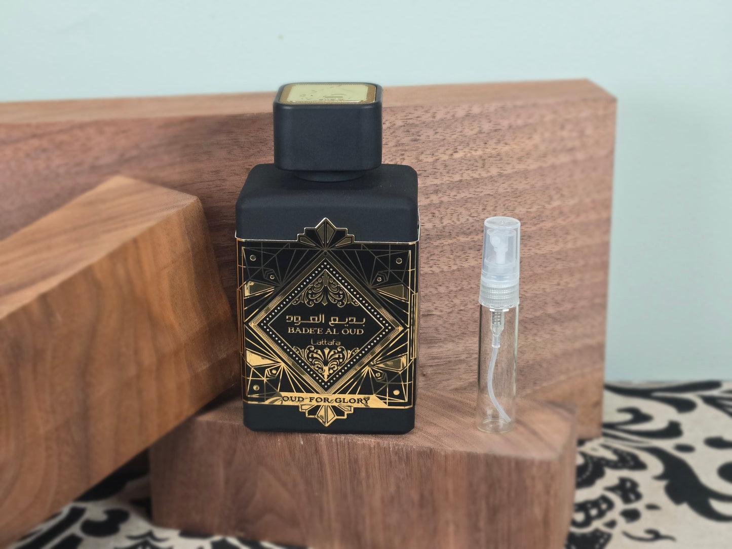 Lattafa Bade'e Al Oud for Glory - Échantillon de Parfum Arabe 5ml/2ml - Format de Voyage
