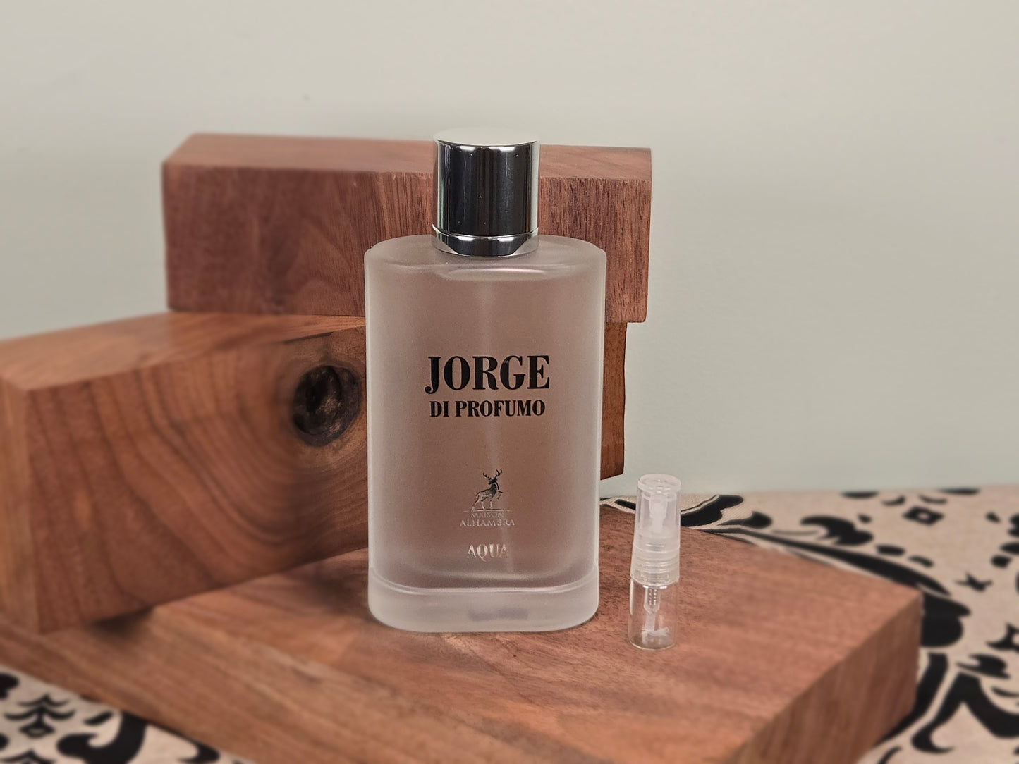 Maison Alhambra Jorge Di Profumo Aqua Edition - Perfume Sample 5ml/2ml - Travel Size - Middle Eastern Fragrance