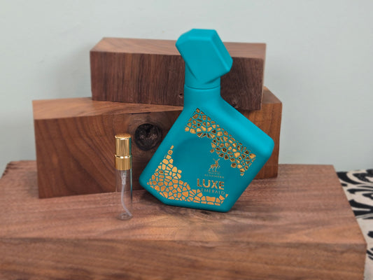 Maison Alhambra Luxe Emerald - Échantillon de Parfum 5ml/2ml - Format de Voyage - Parfum du Moyen-Orient