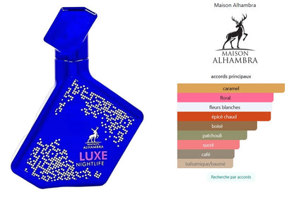 Maison Alhambra Luxe Nightlife - 5ml/2ml Fragrance Sample - Travel Size - Middle Eastern Perfume