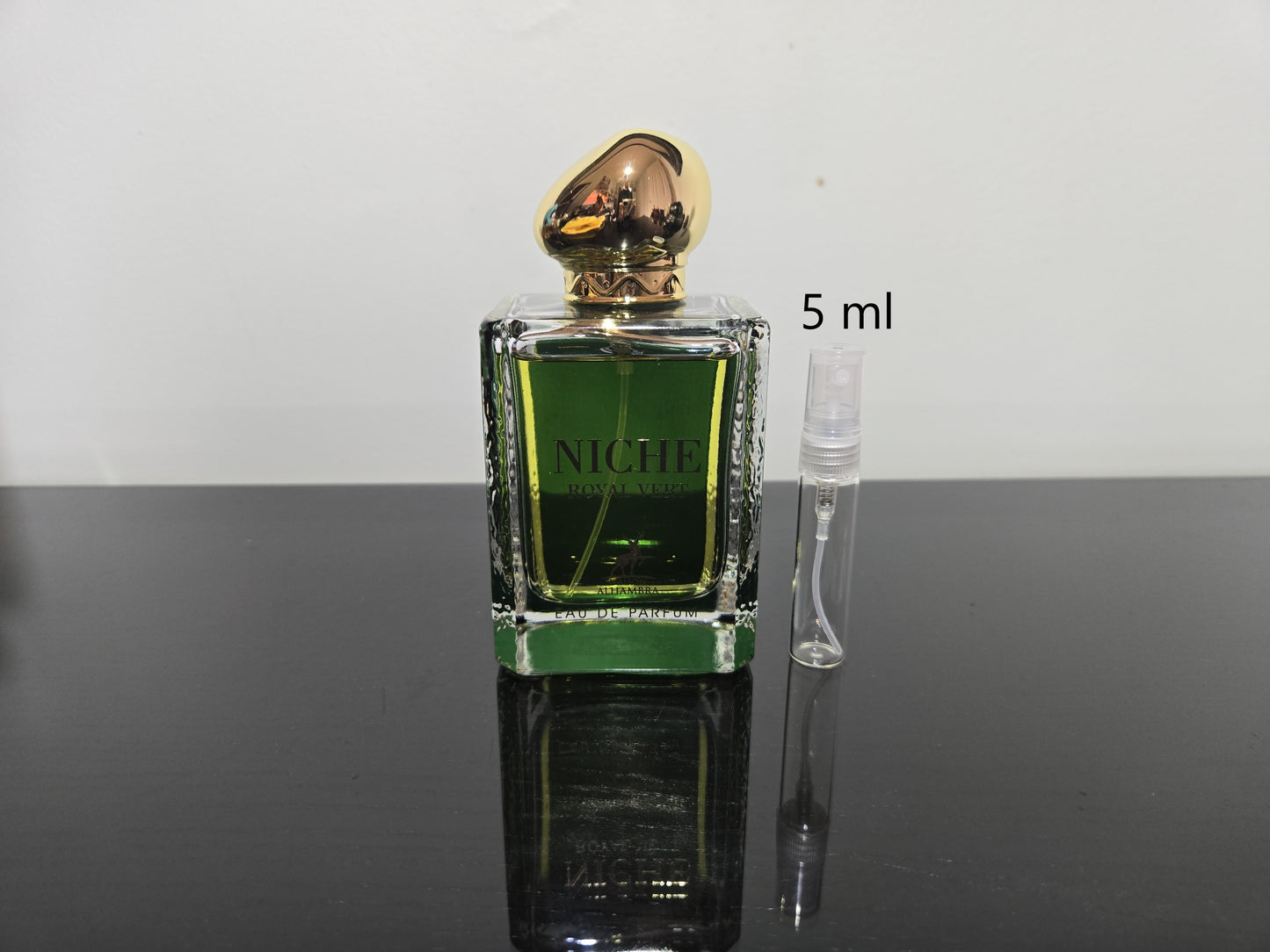 Maison Alhambra Niche Royal Vert - Échantillon de Parfum Arabe 5ml/2ml - Format de Voyage