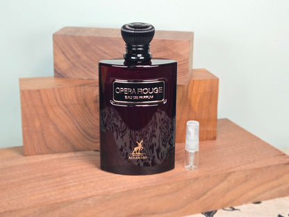 Maison Alhambra Opera Rouge - Échantillon de Parfum 5ml/2ml - Format de Voyage - Parfum du Moyen-Orient