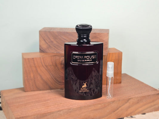Maison Alhambra Opera Rouge - Échantillon de Parfum 5ml/2ml - Format de Voyage - Parfum du Moyen-Orient