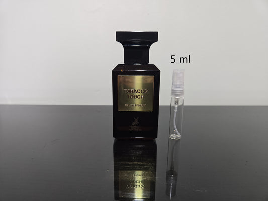 Maison Alhambra Tobacco Touch - Échantillon de Parfum Arabe 5ml/2ml - Format de Voyage