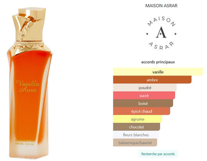 Maison Asrar Vanilla Aura - 5ml/2ml Perfume Sample - Travel Size - Middle Eastern Fragrance