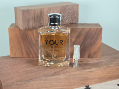 Maison Alhambra Your Touch For Women - Échantillon de Parfum Arabe 5ml/2ml - Format de Voyage