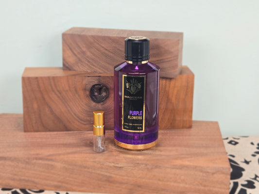 Mancera Purple Flowers - Échantillon de Parfum 5ml/2ml - Format de Voyage - Parfum du Moyen-Orient