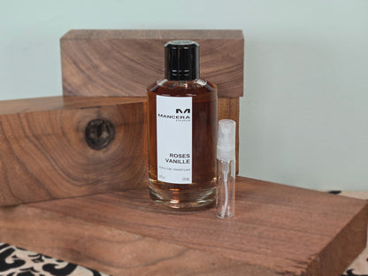 Mancera Roses Vanilla - 5ml/2ml Perfume Sample - Travel Size - Middle Eastern Fragrance