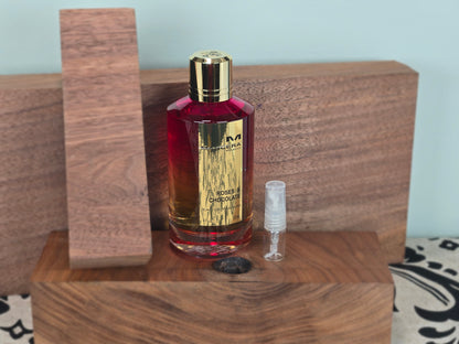 Mancera Roses And Chocolate - Échantillon de Parfum 5ml/2ml - Format de Voyage - Parfum du Moyen-Orient