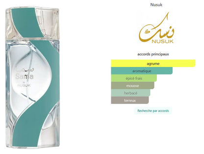 Nusuk Sama - Échantillon de Parfum 5ml/2ml - Format de Voyage - Parfum du Moyen-Orient