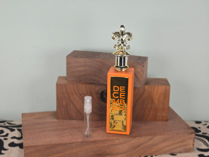 Paris Corner December Ambar - Échantillon de Parfum 5ml/2ml - Format de Voyage - Parfum du Moyen-Orient
