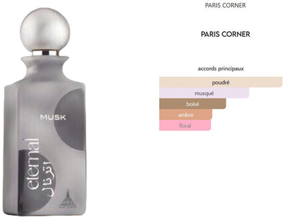 Paris Corner Eternal Musk - Perfume Sample 5ml/2ml - Travel Size - Middle Eastern Fragrance