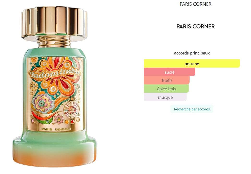 Paris Corner Indomitable - Échantillon de Parfum 5ml/2ml - Format de Voyage - Parfum du Moyen-Orient
