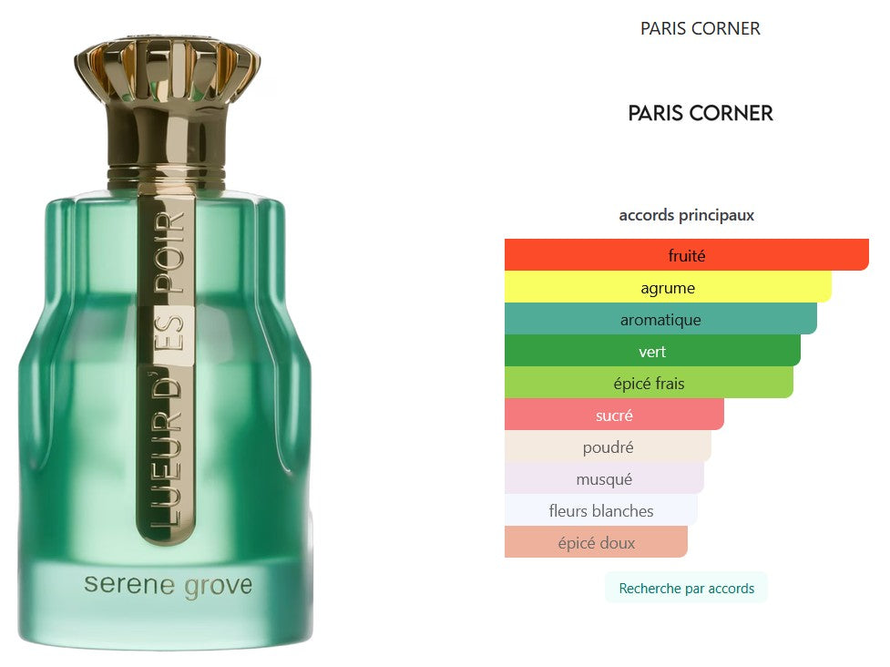 Paris Corner Luer D'Espoir Emir Serene Grove - Perfume Sample 5ml/2ml - Travel Size - Middle Eastern Perfume