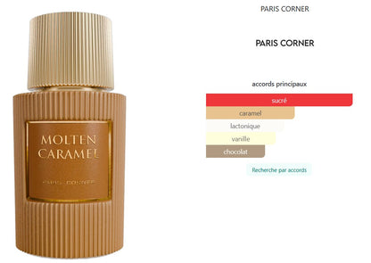 Paris Corner Molten Caramel - Perfume Sample 5ml/2ml - Travel Size - Middle Eastern Perfume
