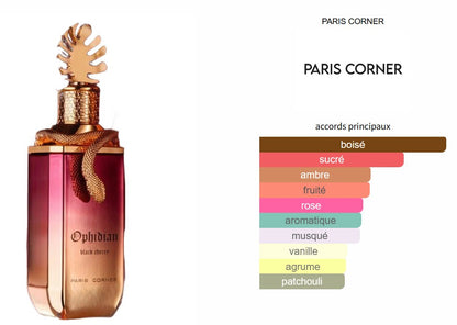 Paris Corner Ophidian Black Cherry - Échantillon de Parfum 5ml/2ml - Format de Voyage - Parfum du Moyen-Orient