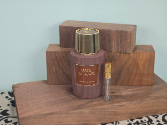 Paris Corner Date Caramel - Échantillon de Parfum 5ml/2ml - Format de Voyage - Parfum du Moyen-Orient
