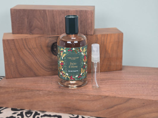 Yves Rocher Baies d'Hiver - Échantillon de Parfum 5ml/2ml - Format de Voyage Abordable