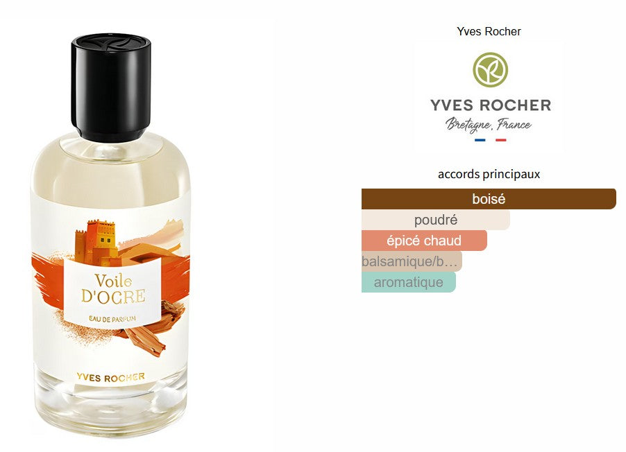 Yves Rocher Voile d'Orcre - Échantillon de Parfum 5ml/2ml - Format de Voyage Abordable