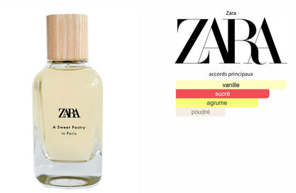 Zara A Sweet Pastry In Paris - Perfume Sample 5ml/2ml - Affordable Travel Size