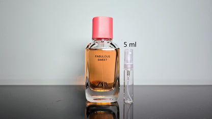 Zara Fabulous Sweet - Échantillon de Parfum 5ml/2ml - Format de Voyage Abordable