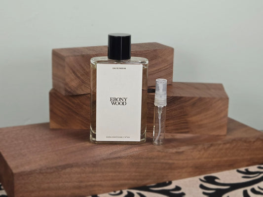 Zara Ebony Wood - Perfume Sample 5ml/2ml - Affordable Travel Size